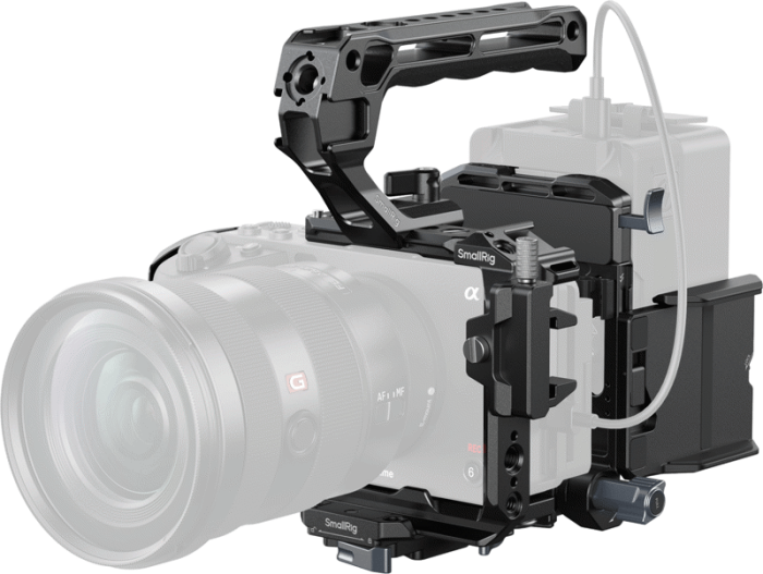 Kit Cage SmallRig 5823 pentru Sony FX3 / FX30 cu Placă V-Mount [9]