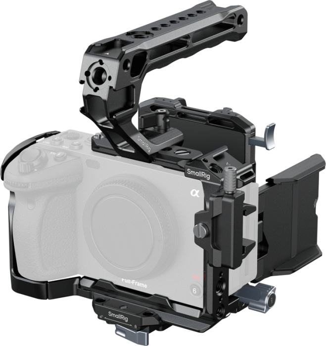 Kit Cage SmallRig 5823 pentru Sony FX3 / FX30 cu Placă V-Mount [1]