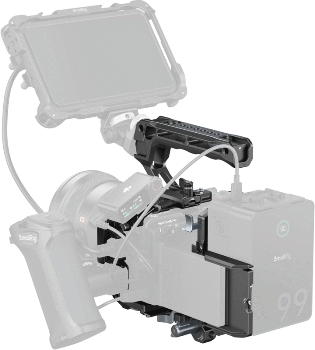 Kit Cage SmallRig 5823 pentru Sony FX3 / FX30 cu Placă V-Mount [5]