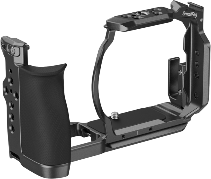 SmallRig 5904 HawkLock Quick Release Cage Nikon ZR – Cage aliaj aluminiu formfitting cu sistem HawkLock, placă Arca-Swiss integrată, șine NATO top+lateral, 1 cold shoe, clemă Micro-HDMI+USB-C, cheie m [2]