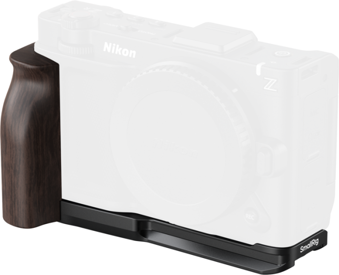 SmallRig 5906 L-Shaped Mount Plate with Wooden Handle for Nikon ZR [9]