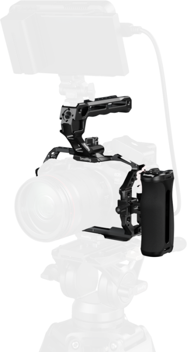 SmallRig 5956 Cage Basic Kit Canon EOS R6 Mark III / R6 Mark II Advanced Edition – Cage complet aliaj aluminiu cu mâner top + mâner lateral reglabil, sistem HawkLock quick release, placă Arca-Swiss in [5]