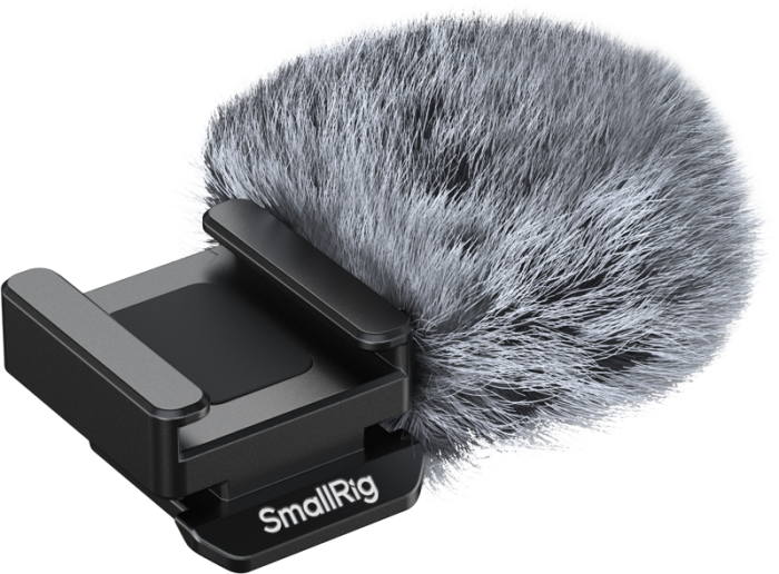 SmallRig 5989 Furry Windscreen pentru Canon PowerShot V1 – reducere zgomot vânt 14dB, cold shoe integrat pentru microfon sau lumină [19]