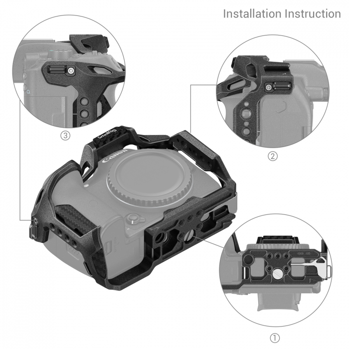 SmallRig „Black Mamba” Cage for Canon EOS R7 4003B SmallRig R7, SmallRig Canon [6]