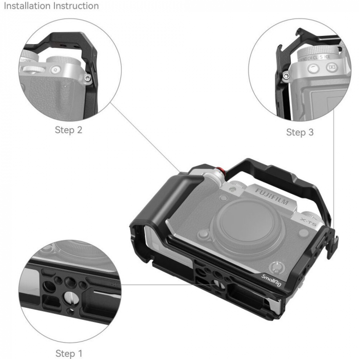 SmallRig Cage for Fujifilm X-T5 Camera 4135 [4]