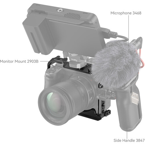 SmallRig Camera Cage pentru Nikon Z 5 / Z 6 / Z 7 / Z 6II / Z 7II 2926B [8]