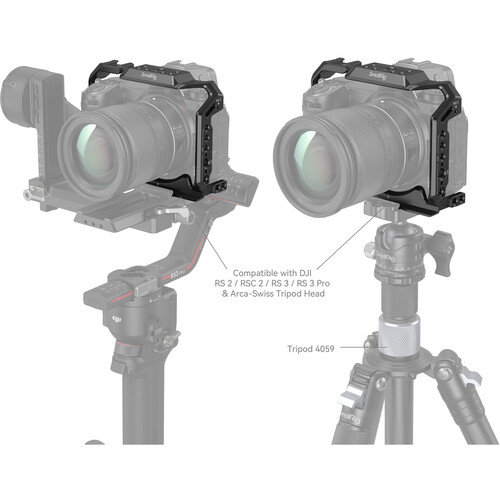 SmallRig Camera Cage pentru Nikon Z 5 / Z 6 / Z 7 / Z 6II / Z 7II 2926B [6]