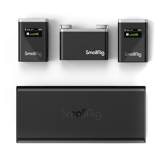 SmallRig Forevala W60 3487 Microfon digital dual channel wireless pentru cameră și smartphone [3]