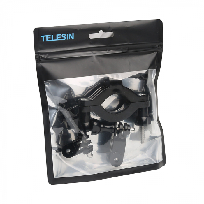 Telesin GP-HBM-004 Suport GoPRO pentru bicicletă cu clemă cu diametru mare [10]