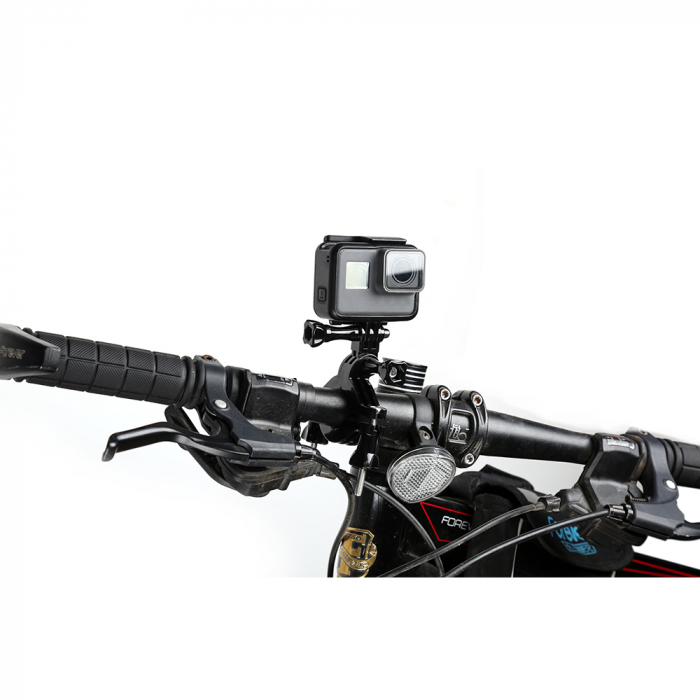 Telesin GP-HBM-004 Suport GoPRO pentru bicicletă cu clemă cu diametru mare [9]