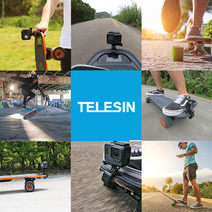 Telesin GP-HBM-HB6 -Suport pentru skateboard pentru camere de acțiune [10]