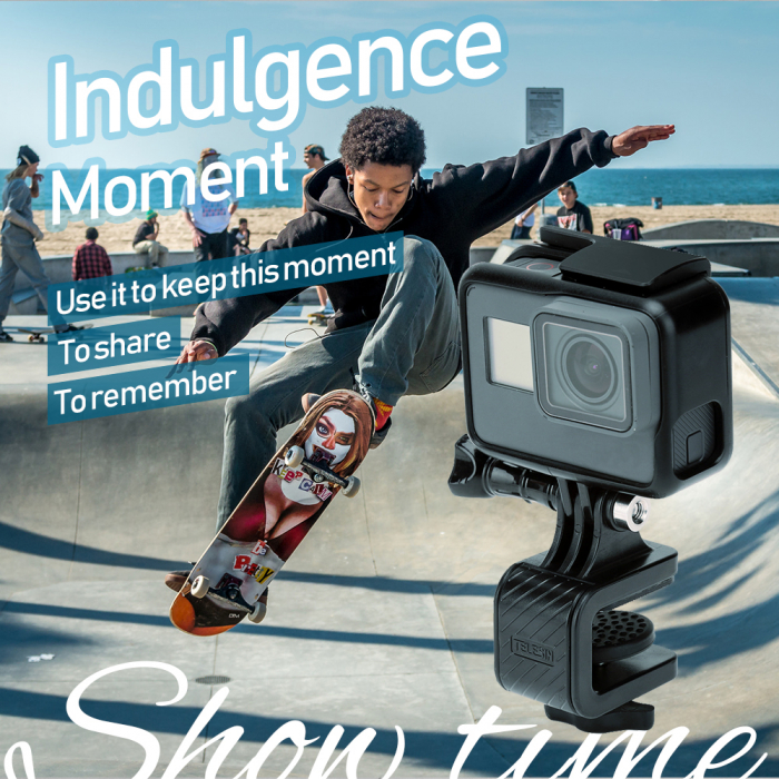 Telesin GP-HBM-HB6 -Suport pentru skateboard pentru camere de acțiune [2]