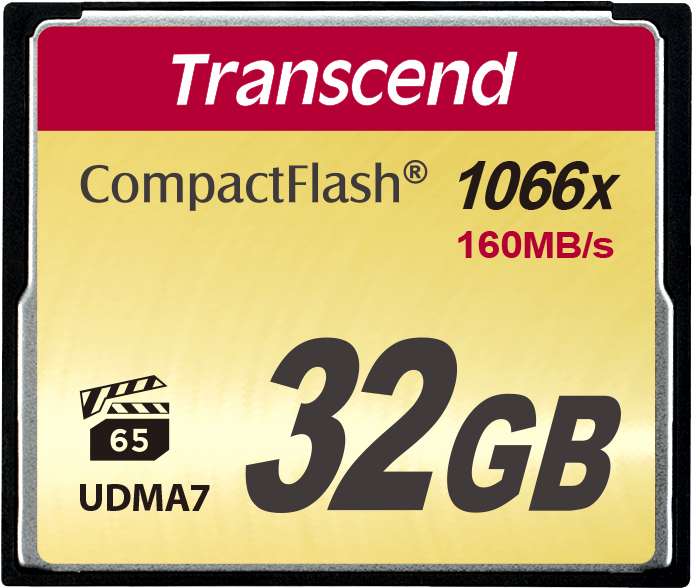 TRANSCEND CF 1066X 32GB  (ULTIMATE) - Card de memorie CF - Compact Flash [1]