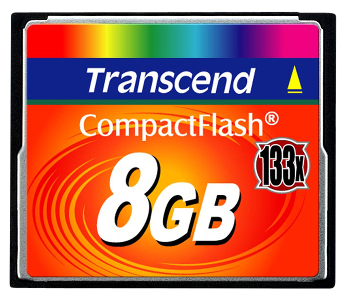Transcend CF 133X MLC R50/W20 8GB - Card de memorie CF - Compact Flash [36]