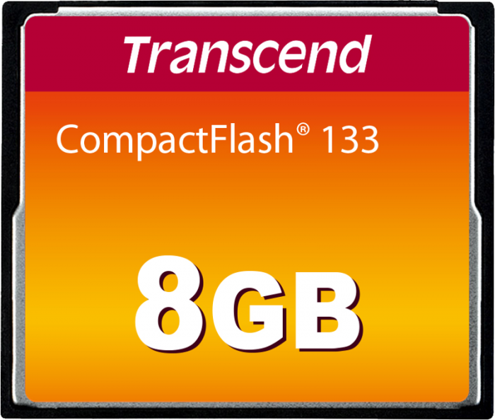 Transcend CF 133X MLC R50/W20 8GB - Card de memorie CF - Compact Flash [3]