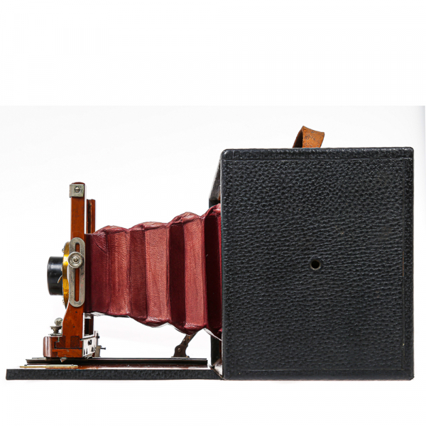 Aparat foto vintage Wizard Special – Manhattan Optical Co. (cca. 1900), lemn & alamă, rar de colecție [11]