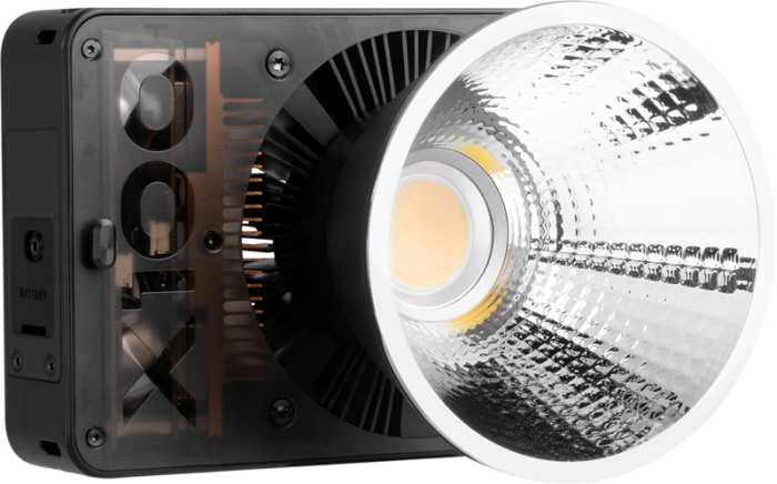 Zhiyun LED Molus X100 COB Light Combo -2700K-6500K - Lampa video LED Bi-color cu Adaptor pentru montura Bowens [40]