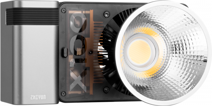 Zhiyun LED Molus X100 COB Light Combo -2700K-6500K - Lampa video LED Bi-color cu Adaptor pentru montura Bowens [6]