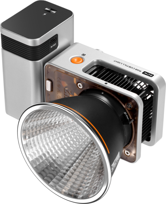 Zhiyun LED Molus X60 RGB Pro Cob Light - Lampa Compacta cu Lumina Continua [46]
