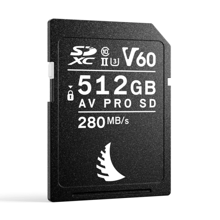 Angelbird  SD AV PRO MK2 R280/W160 (V60) 512GB | 1 PACK - Card de memorie tip SDXC 512GB V60 260MB/s [33]
