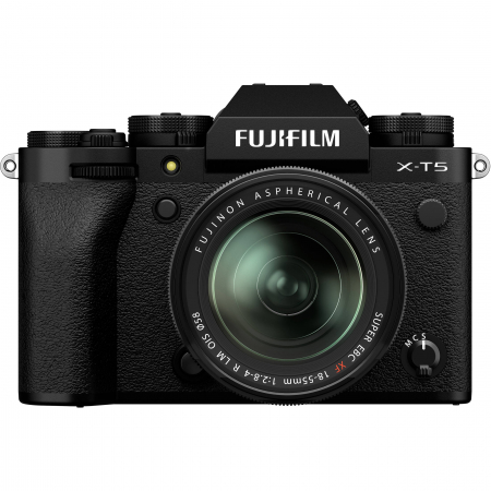 Aparate Foto - Aparat Foto Mirrorless Fujifilm X-T5 Body (Black) kit cu FUJIFILM XF 18-55mm f/2.8-4 R LM OIS