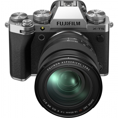Aparat Foto Mirrorless Fujifilm X-T5 Body (Silver) kit cu XF 16-80mm f/4 R OIS [2]