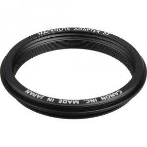 Ring-Flash Adaptor - Canon 67 Macrolite Adapter (pentru blitzurile MT-24EX si MR 14EX)