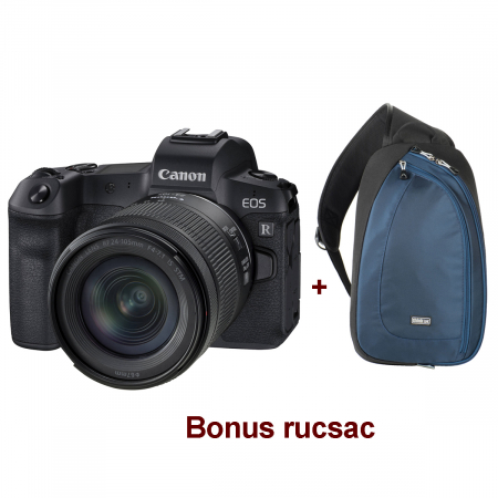 Aparate Foto Mirrorless - Canon EOS R Mirrorless Digital Camera 30MP, 4K Kit cu RF 24-105mm