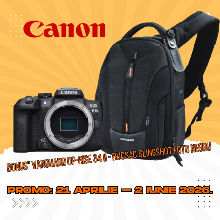 Aparate Foto Mirrorless - Canon EOS R10 Mirrorless Camera  -  Aparat Foto Mirrorless APS-C , 4K/30P - body