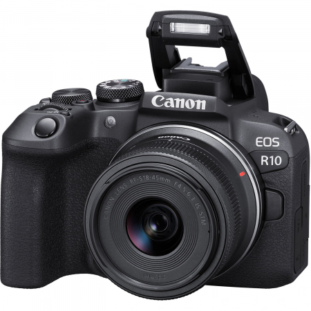 Canon EOS R10 Mirrorless Camera Kit cu Canon RF-S 18-45mm f/4.5-6.3 IS STM  -  Aparat Foto Mirrorless APS-C , 4K/30P [1]