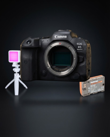 Aparate Foto Mirrorless - Canon EOS R5 Mark II – Cameră mirrorless full-frame 45MP cu autofocus inteligent și video 8K pentru profesioniști și creatori de conținut