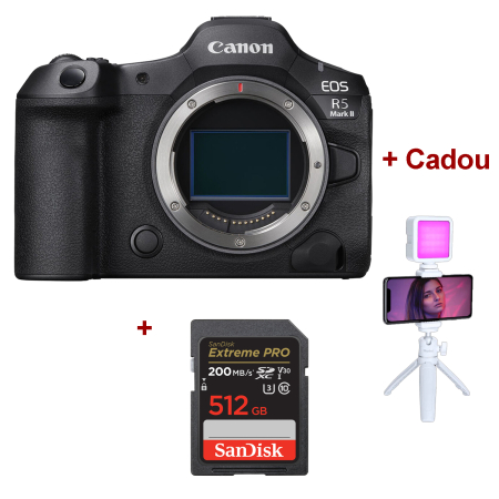 Canon EOS R5 Mark II – Cameră mirrorless full-frame 45MP cu autofocus inteligent și video 8K pentru profesioniști și creatori de conținut