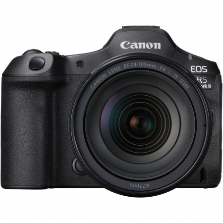 Aparate Foto - Canon EOS R5 Mark II, Aparat Foto Mirrorless Full Frame 45MP, Kit cu Obiectiv 24-105mm F4 L IS USM
