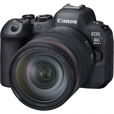 Aparate Foto Mirrorless - Canon EOS R6 Mark II - Kit cu RF 24-105mm f4 - Aparat Mirrorless Full Frame, 24.2MP, 6K