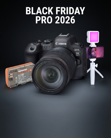Aparate Foto Mirrorless - Canon EOS R6 Mark II + RF 24-105mm f/4 L IS USM – Cameră mirrorless full-frame pentru profesioniști și creatori de conținut