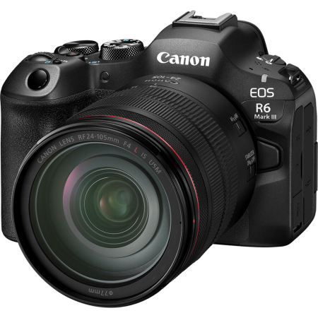 Kit Cameră Mirrorless Canon EOS R6 Mark III cu obiectiv profesional RF 24-105mm f/4 L IS USM montat [1]