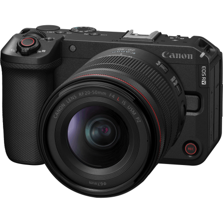 Aparate Foto Mirrorless - Canon EOS R6 V kit cu Obiectiv RF 20-50mm f/4 L IS USM PZ - Mirrorless Full Frame 32.5MP, 7K (kit)