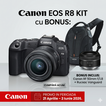 Aparate Foto Mirrorless - canon-eos-r8-kit-rf-24-50mm-mirrorless-full-frame-negru.webp