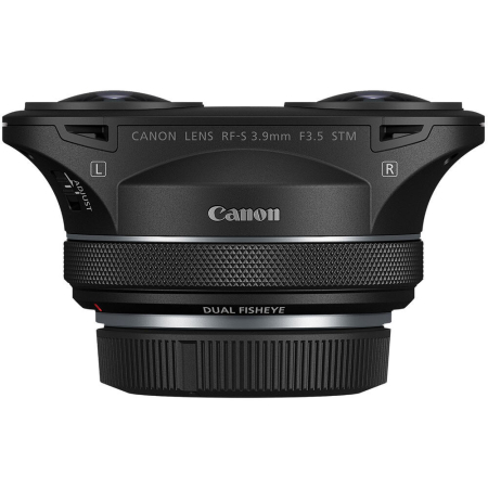 Canon RF-S 3.9mm F3.5 STM Dual Fisheye – Obiectiv 3D VR Stereoscopic pentru APS-C (EOS R7, R10, R100) [1]