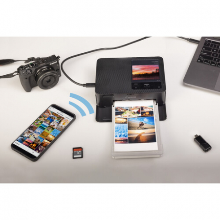 Canon SELPHY CP1500 - imprimanta foto 10x15cm Wi-Fi, negru - Imprimanta foto Canon [7]