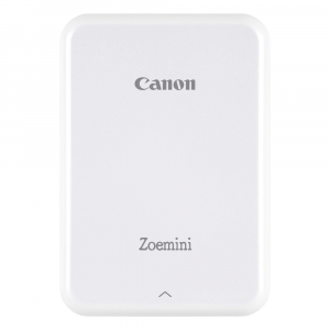 Imprimante - Canon Zoemini - imprimanta foto portabila cu Tehnologie Zink (Zero Ink) - alb