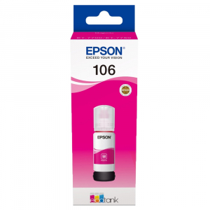 Cartuse si cerneluri - Cartuş Cerneala Magenta tip Photo Epson 106 EcoTank  - 106 ECOTANK PHOTO MAGENTA INK BOTTLE