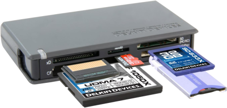 Delkin Cardreader SD, microSD, CF & MemStick (USB 3.0) – Cititor Universal 5Gbps, Plug & Play [3]
