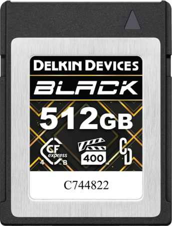Delkin CFexpress 4.0 BLACK | Type B | R3600/W3200 (VPG400) 512GB - Card de memorie BLACK CFexpress Type B 512GB [1]