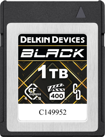 Delkin CFexpress 4.0 BLACK | Type B | R3630/W3130 (VPG400) 1TB - Card de memorie BLACK CFexpress Type B 4.0 VPG400 [1]