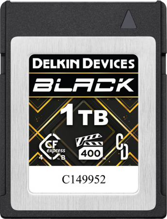 Carduri memorie - Delkin CFexpress 4.0 BLACK | Type B | R3630/W3130 (VPG400) 1TB - Card de memorie BLACK CFexpress Type B 4.0 VPG400