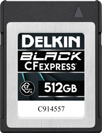 Carduri memorie - Delkin CFexpress BLACK R3530/W3250 (4.0) 650GB - Card CF EXPRESS 650GB