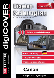 LCD protectie - DigiCOVER Hybrid Glass protectie ecran LCD - pentru Fujifilm X-Pro3