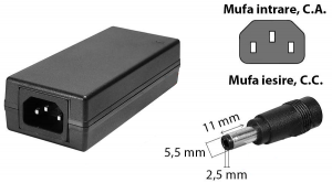 Alimentatoare 220V - Digital Power Alimentator 15V/5A pentru lampi video
