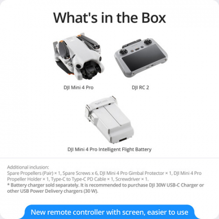 DJI Mini 4 Pro cu telecomandă (DJI RC 2) [13]